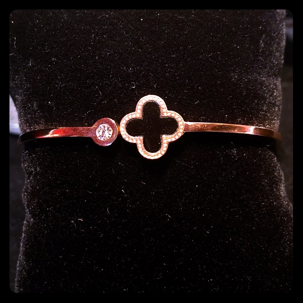 Rose Gold tone hinged Bracelet